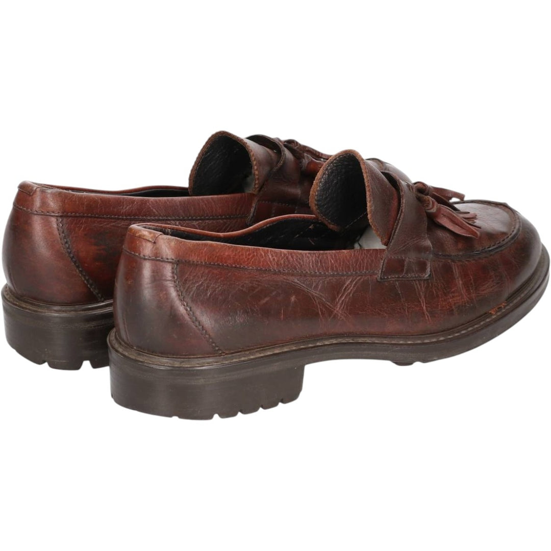 Tassel loafers Men's 28.0cm genuine leather brown type Vintage Second Hand