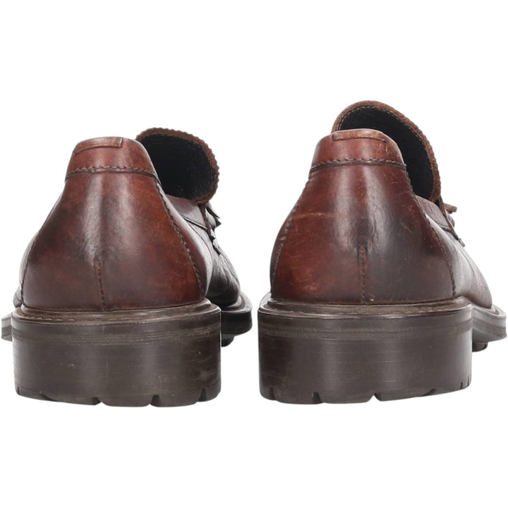 Tassel loafers Men's 28.0cm genuine leather brown type Vintage Second Hand