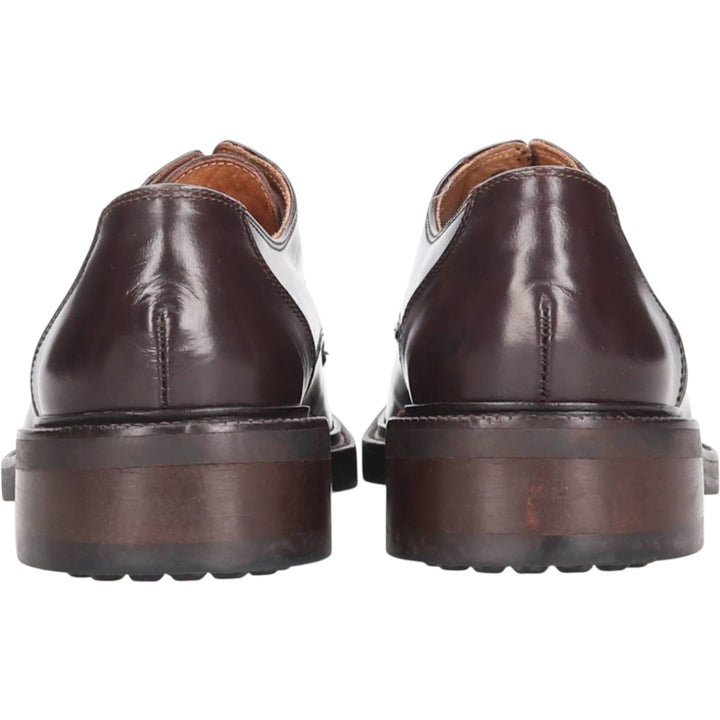 Coach U-tip shoes, made in Italy, size 7D Men's 25.5cm genuine leather brown type Vintage Second Hand