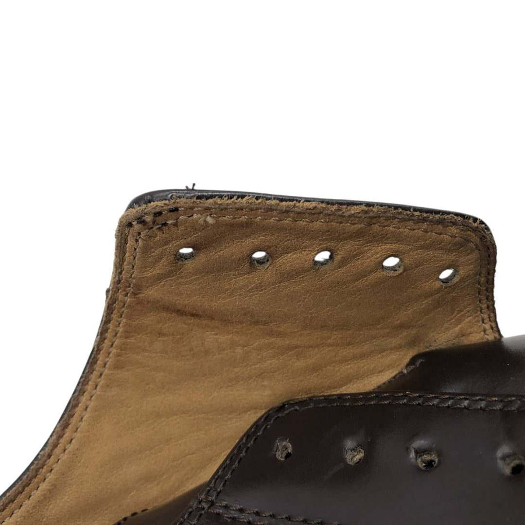 Coach U-tip shoes, made in Italy, size 7D Men's 25.5cm genuine leather brown type Vintage Second Hand