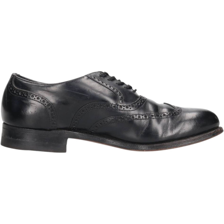 Stafford Wingtip Shoes, Made in USA, 8D Men's 26.0cm genuine leather black type Vintage Second Hand