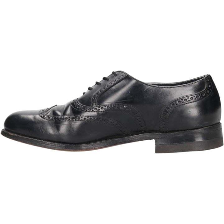 Stafford Wingtip Shoes, Made in USA, 8D Men's 26.0cm genuine leather black type Vintage Second Hand