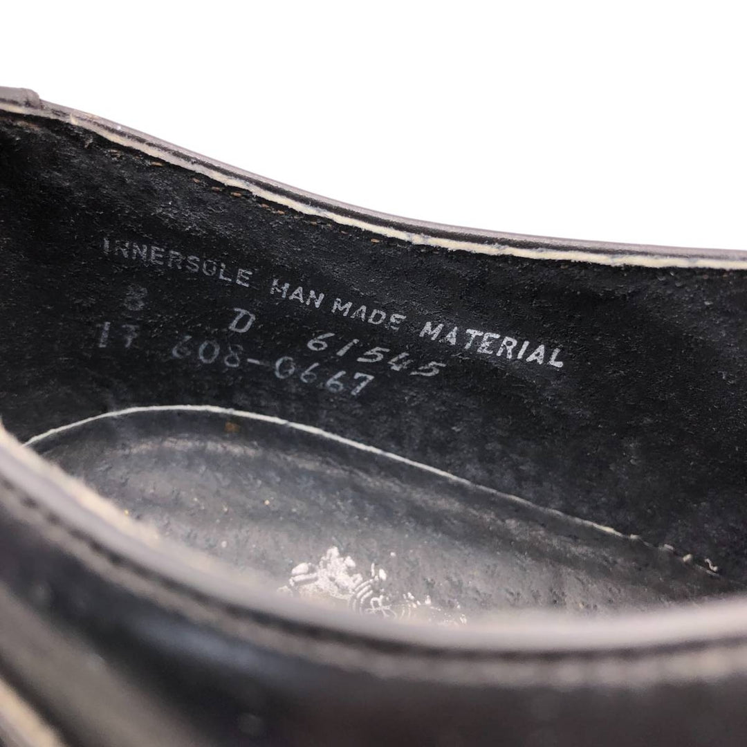 Stafford Wingtip Shoes, Made in USA, 8D Men's 26.0cm genuine leather black type Vintage Second Hand