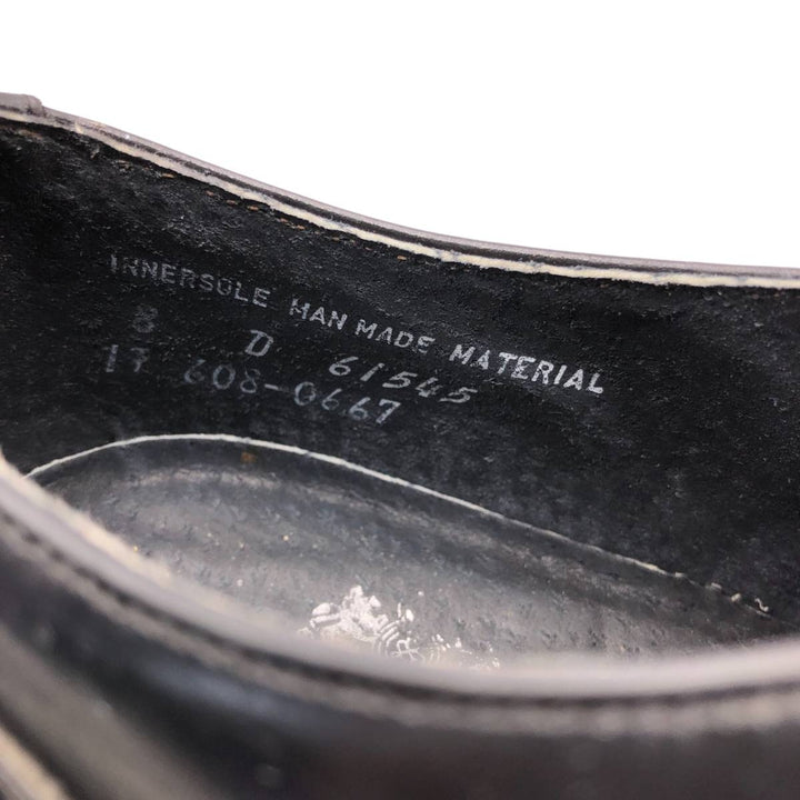 Stafford Wingtip Shoes, Made in USA, 8D Men's 26.0cm genuine leather black type Vintage Second Hand