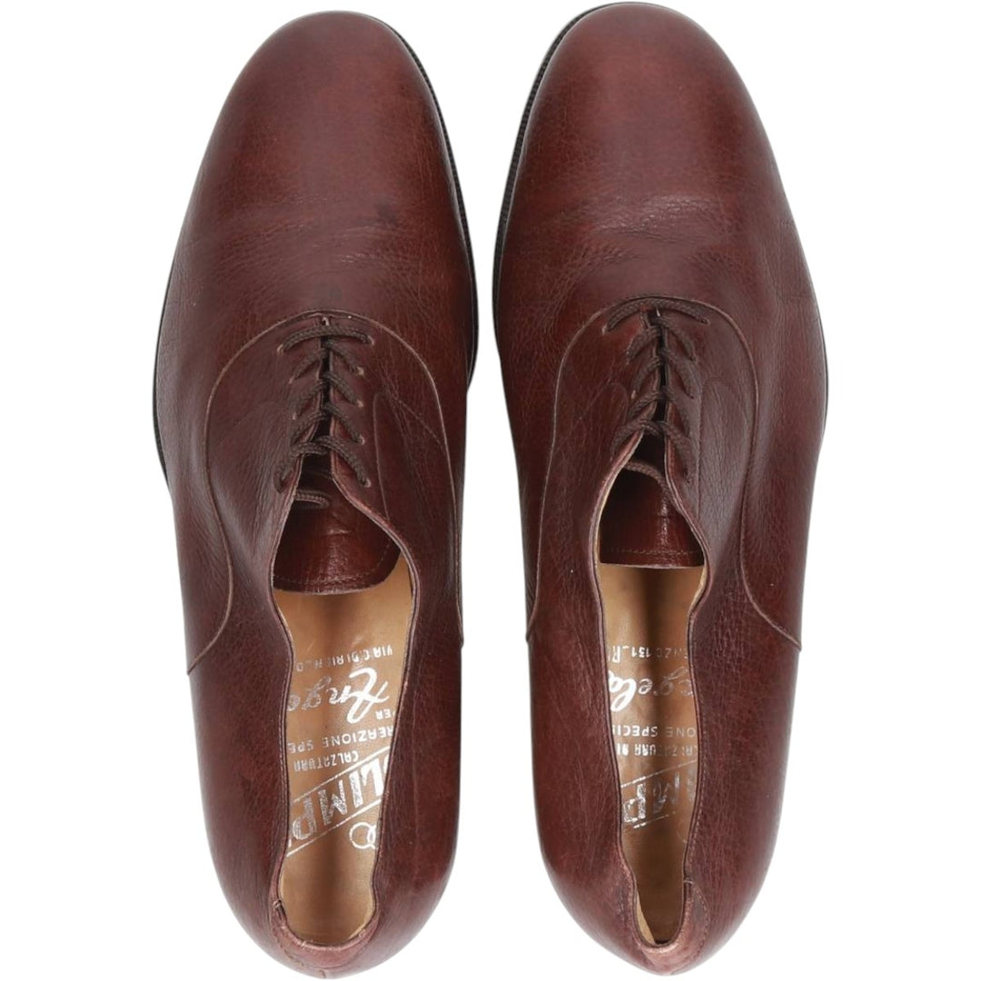 OLIMPIC Plain Toe Shoes 6 Women's 25.5cm genuine leather brown type Vintage Second Hand