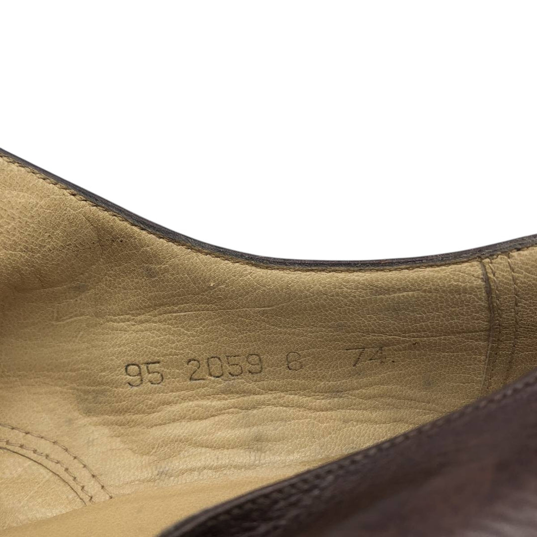 OLIMPIC Plain Toe Shoes 6 Women's 25.5cm genuine leather brown type Vintage Second Hand