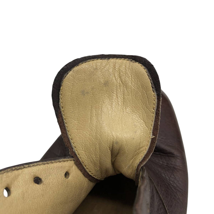 OLIMPIC Plain Toe Shoes 6 Women's 25.5cm genuine leather brown type Vintage Second Hand