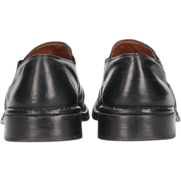 JOHN VARVATOS Side Gore Shoes Made in Italy Size 9 Men's 27.0cm genuine leather black type Vintage Second Hand