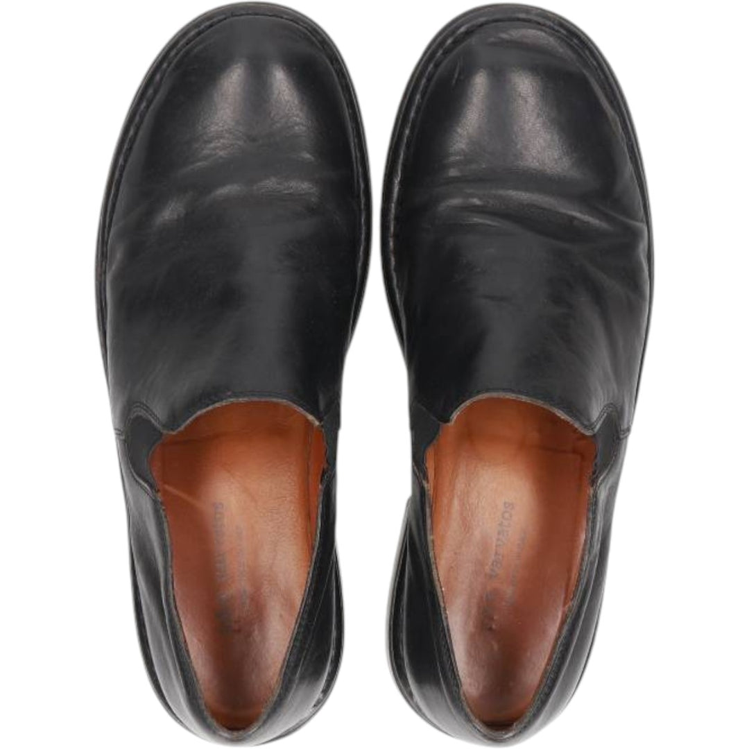 JOHN VARVATOS Side Gore Shoes Made in Italy Size 9 Men's 27.0cm genuine leather black type Vintage Second Hand