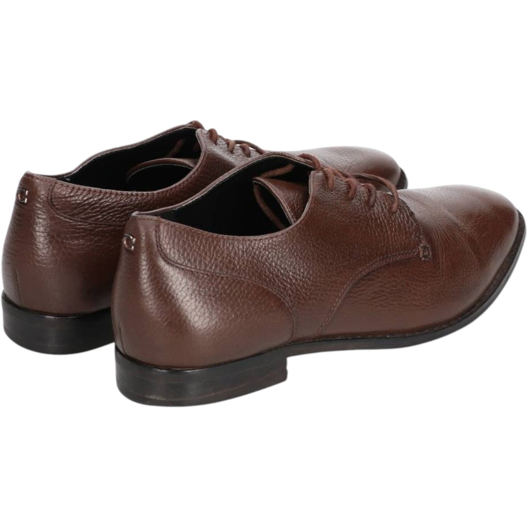 Coach plain toe shoes, size 8D Men's 25.5cm genuine leather brown type Vintage Second Hand