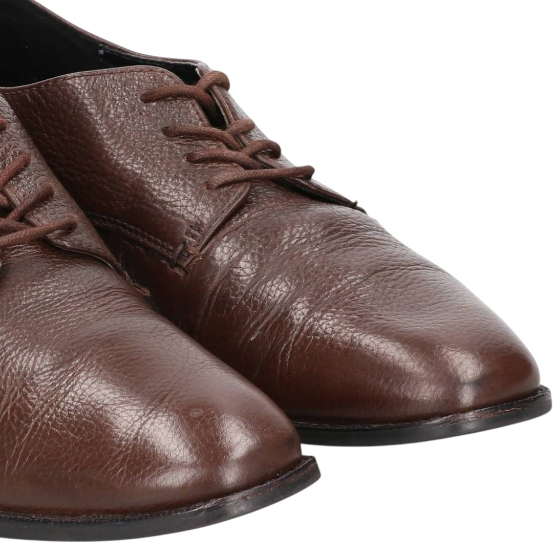 Coach plain toe shoes, size 8D Men's 25.5cm genuine leather brown type Vintage Second Hand