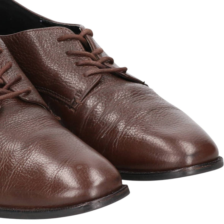 Coach plain toe shoes, size 8D Men's 25.5cm genuine leather brown type Vintage Second Hand