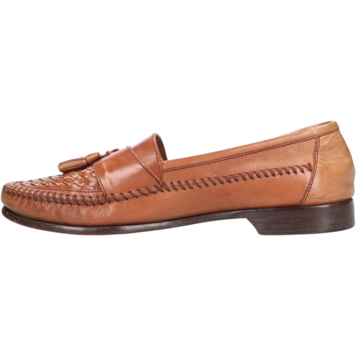 GHBass BASS Braided Tassel Loafers, Size 10M, Men's Size 11" (saa015148) Men's 28.0cm genuine leather brown type Vintage Second Hand