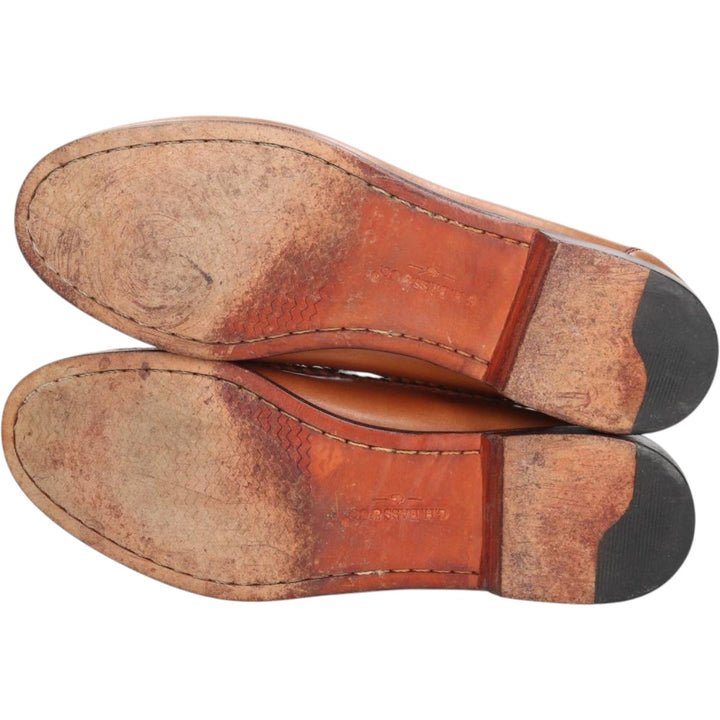 GHBass BASS Braided Tassel Loafers, Size 10M, Men's Size 11" (saa015148) Men's 28.0cm genuine leather brown type Vintage Second Hand