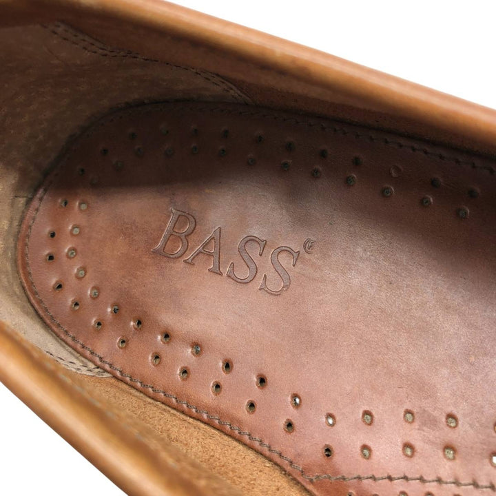 GHBass BASS Braided Tassel Loafers, Size 10M, Men's Size 11" (saa015148) Men's 28.0cm genuine leather brown type Vintage Second Hand