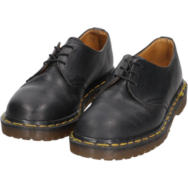 Dr. Martens 1461/59 3-Eye Shoes, Made in England, Size 5 Women's 24.0cm genuine leather black type Vintage Second Hand