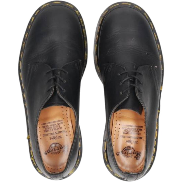 Dr. Martens 1461/59 3-Eye Shoes, Made in England, Size 5 Women's 24.0cm genuine leather black type Vintage Second Hand
