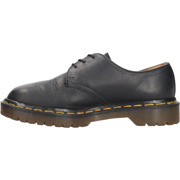 Dr. Martens 1461/59 3-Eye Shoes, Made in England, Size 5 Women's 24.0cm genuine leather black type Vintage Second Hand