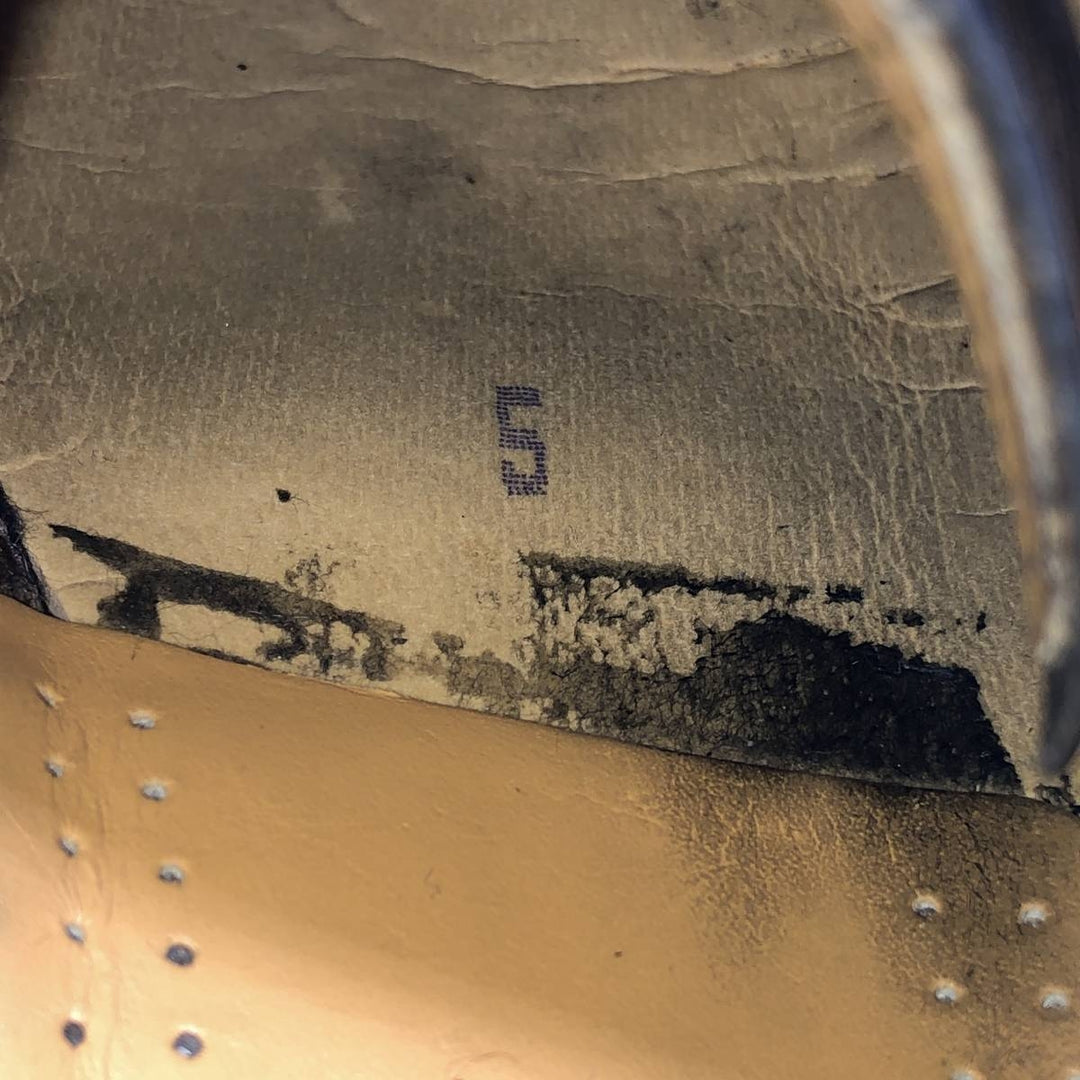 Dr. Martens 1461/59 3-Eye Shoes, Made in England, Size 5 Women's 24.0cm genuine leather black type Vintage Second Hand