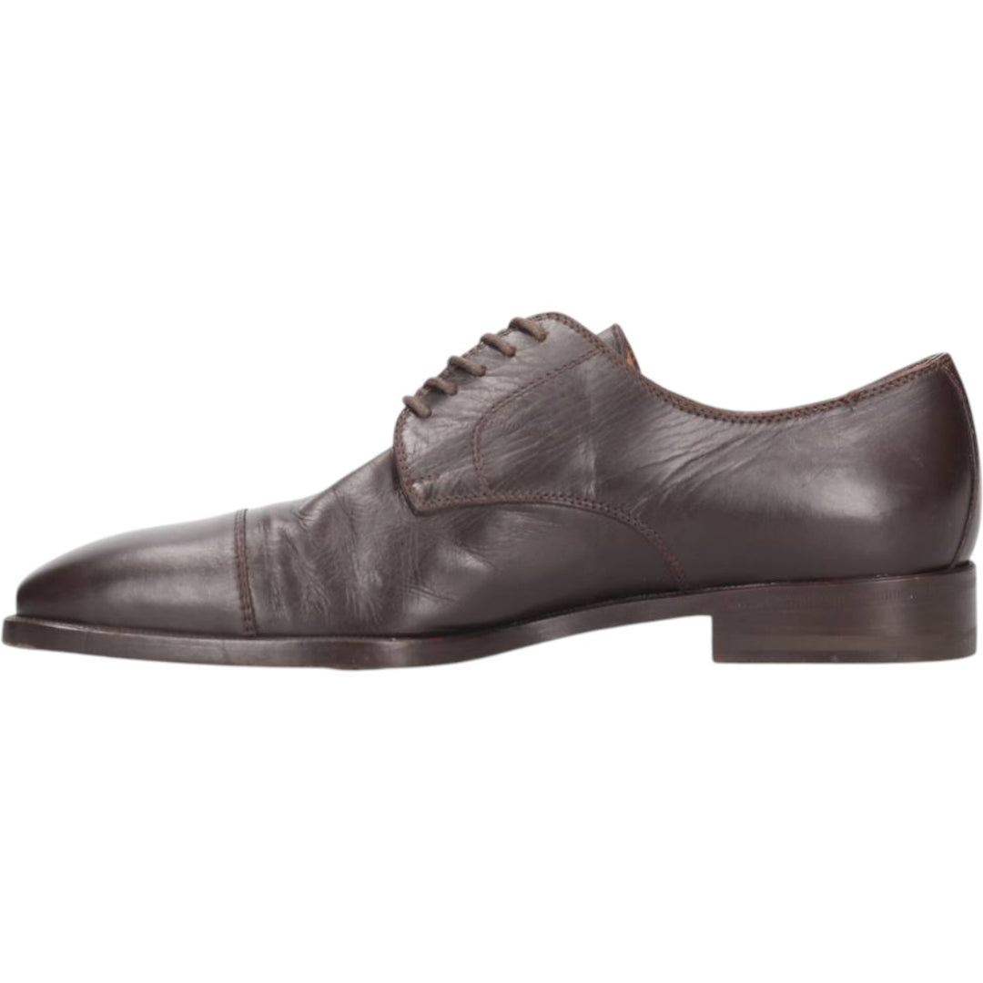 LORENZO BANFI Straight Tip Shoes Made in Italy Size 5 Men's 25.5cm genuine leather brown type Vintage Second Hand