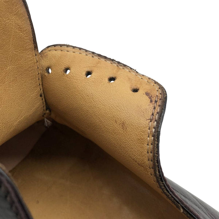 LORENZO BANFI Straight Tip Shoes Made in Italy Size 5 Men's 25.5cm genuine leather brown type Vintage Second Hand