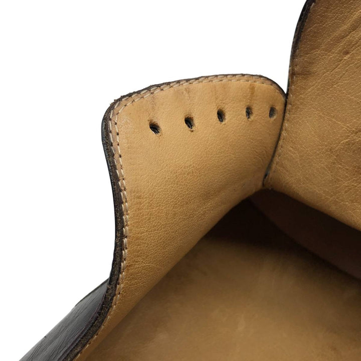 LORENZO BANFI Straight Tip Shoes Made in Italy Size 5 Men's 25.5cm genuine leather brown type Vintage Second Hand