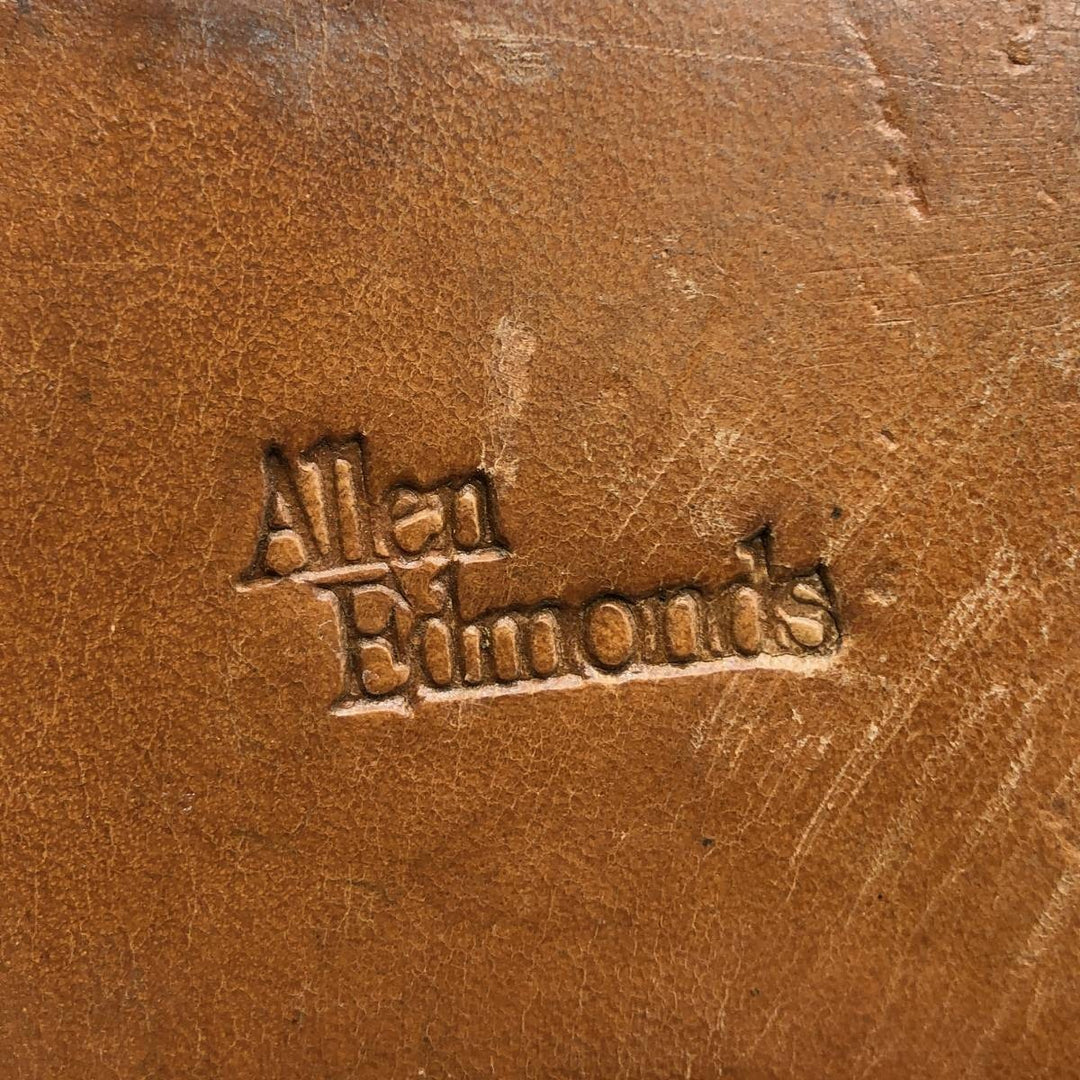 80s-90s Allen Edmonds Bergamo Twist Strap Loafers, Made in Italy, Size 9 1/2EE Men's 27.5cm unclear black type Vintage Second Hand