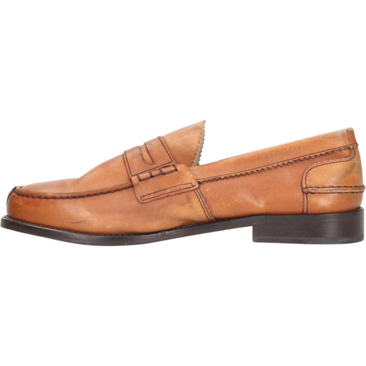 UPPER SHOES Penny Loafers Made in Italy Size 43 Men's 26.5cm genuine leather beige type brown Vintage Second Hand