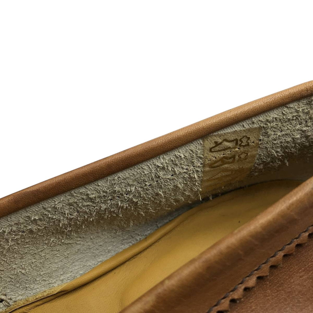 UPPER SHOES Penny Loafers Made in Italy Size 43 Men's 26.5cm genuine leather beige type brown Vintage Second Hand