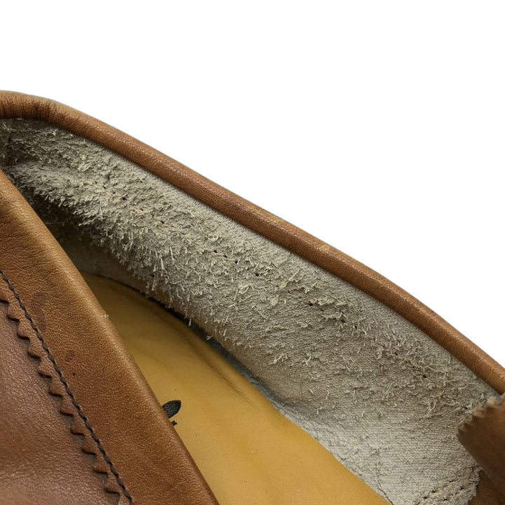 UPPER SHOES Penny Loafers Made in Italy Size 43 Men's 26.5cm genuine leather beige type brown Vintage Second Hand