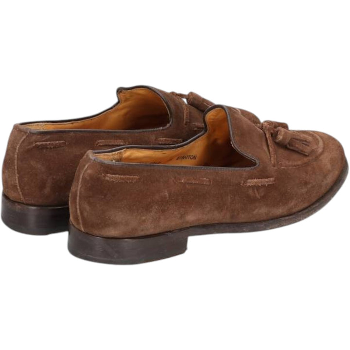 JOHN SPENCER Tassel Loafers, Made in Spain, Size 8 1/2 Men's 27.0cm unclear brown type Vintage Second Hand