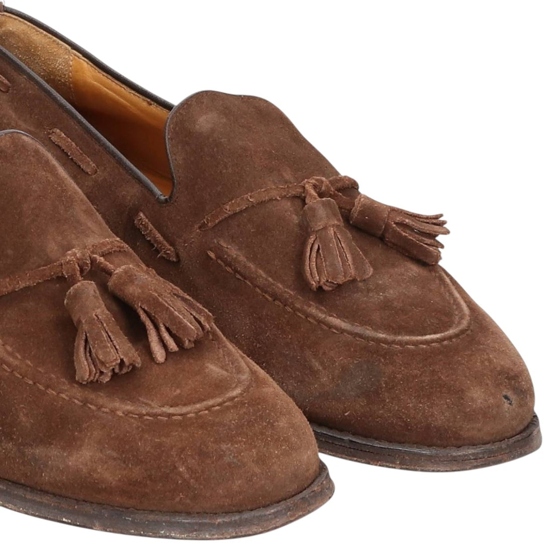 JOHN SPENCER Tassel Loafers, Made in Spain, Size 8 1/2 Men's 27.0cm unclear brown type Vintage Second Hand