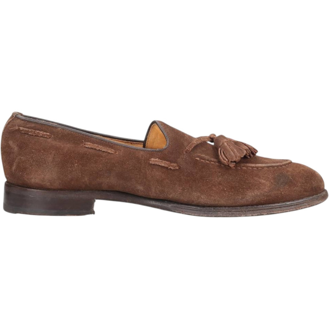 JOHN SPENCER Tassel Loafers, Made in Spain, Size 8 1/2 Men's 27.0cm unclear brown type Vintage Second Hand