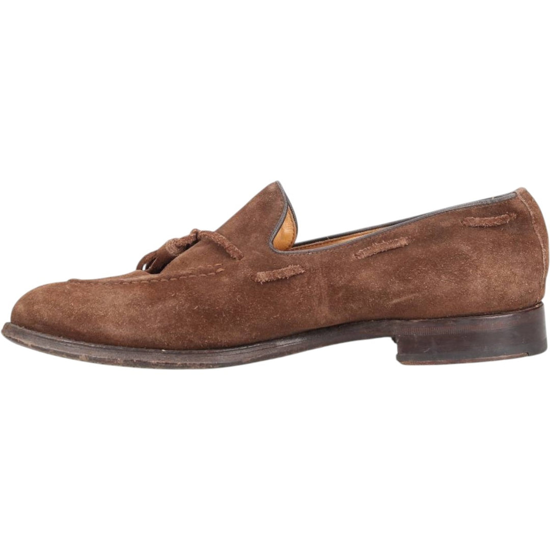 JOHN SPENCER Tassel Loafers, Made in Spain, Size 8 1/2 Men's 27.0cm unclear brown type Vintage Second Hand