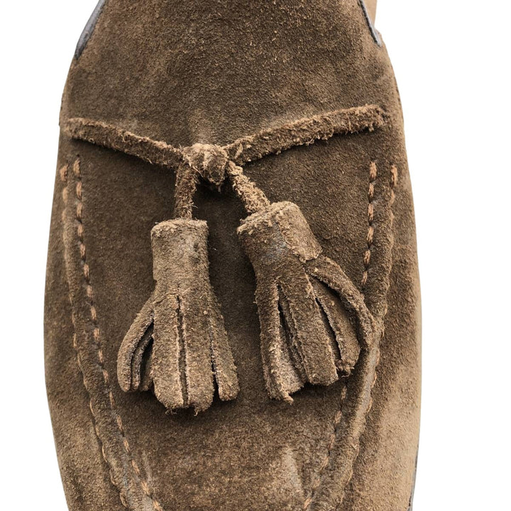 JOHN SPENCER Tassel Loafers, Made in Spain, Size 8 1/2 Men's 27.0cm unclear brown type Vintage Second Hand