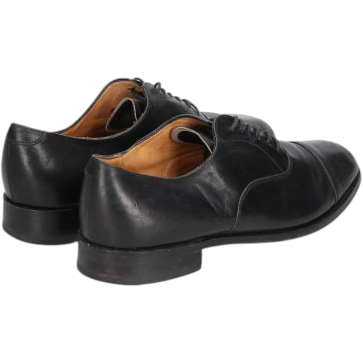 Grenson feathermaster straight-tip shoes, made in England, size 8/G Men's 26.5cm unclear black type Vintage Second Hand