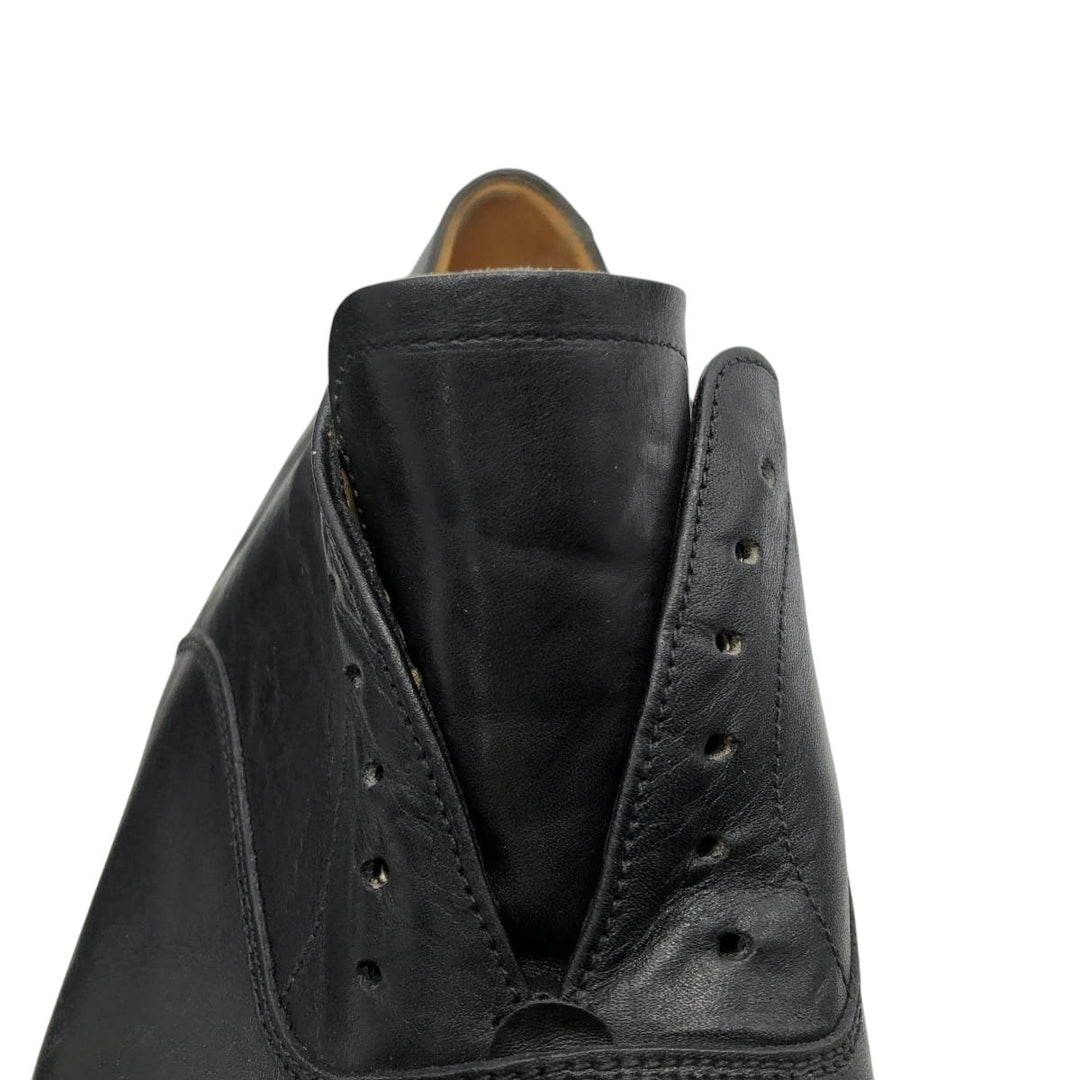 Grenson feathermaster straight-tip shoes, made in England, size 8/G Men's 26.5cm unclear black type Vintage Second Hand