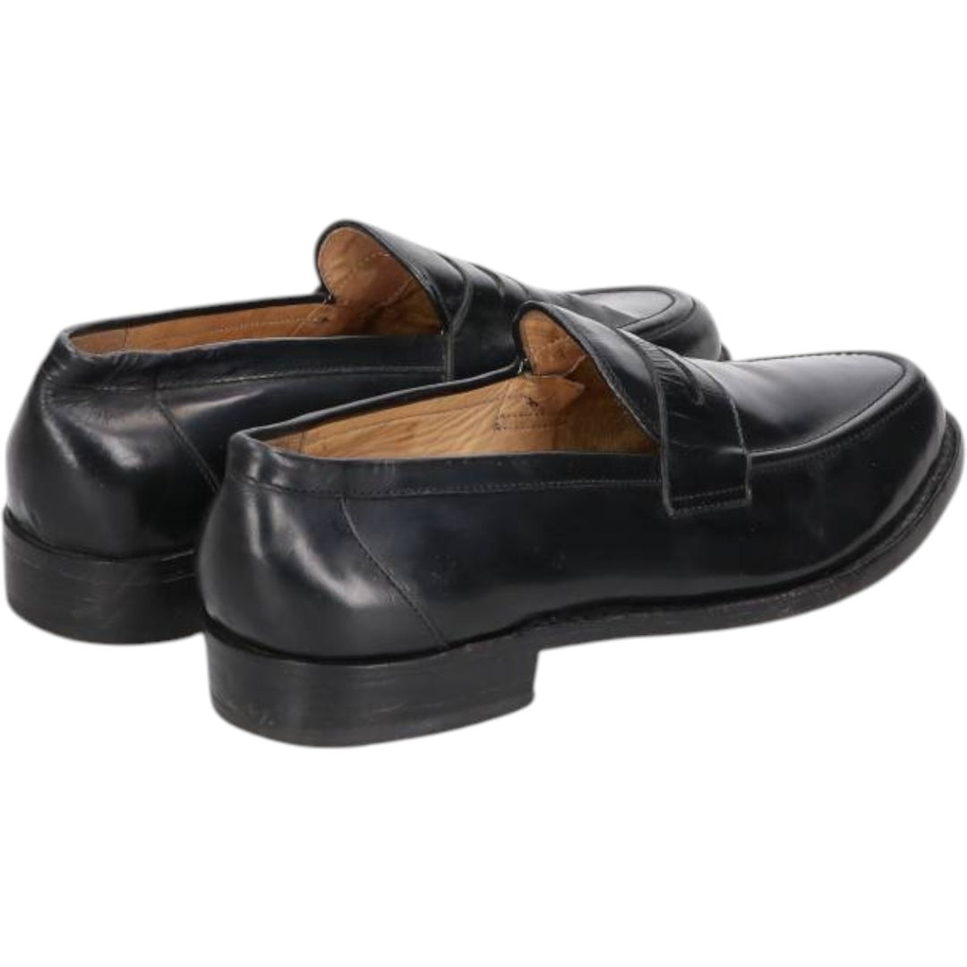 Samuel Windsor penny loafers 10 Men's 28.5cm unclear black type Vintage Second Hand