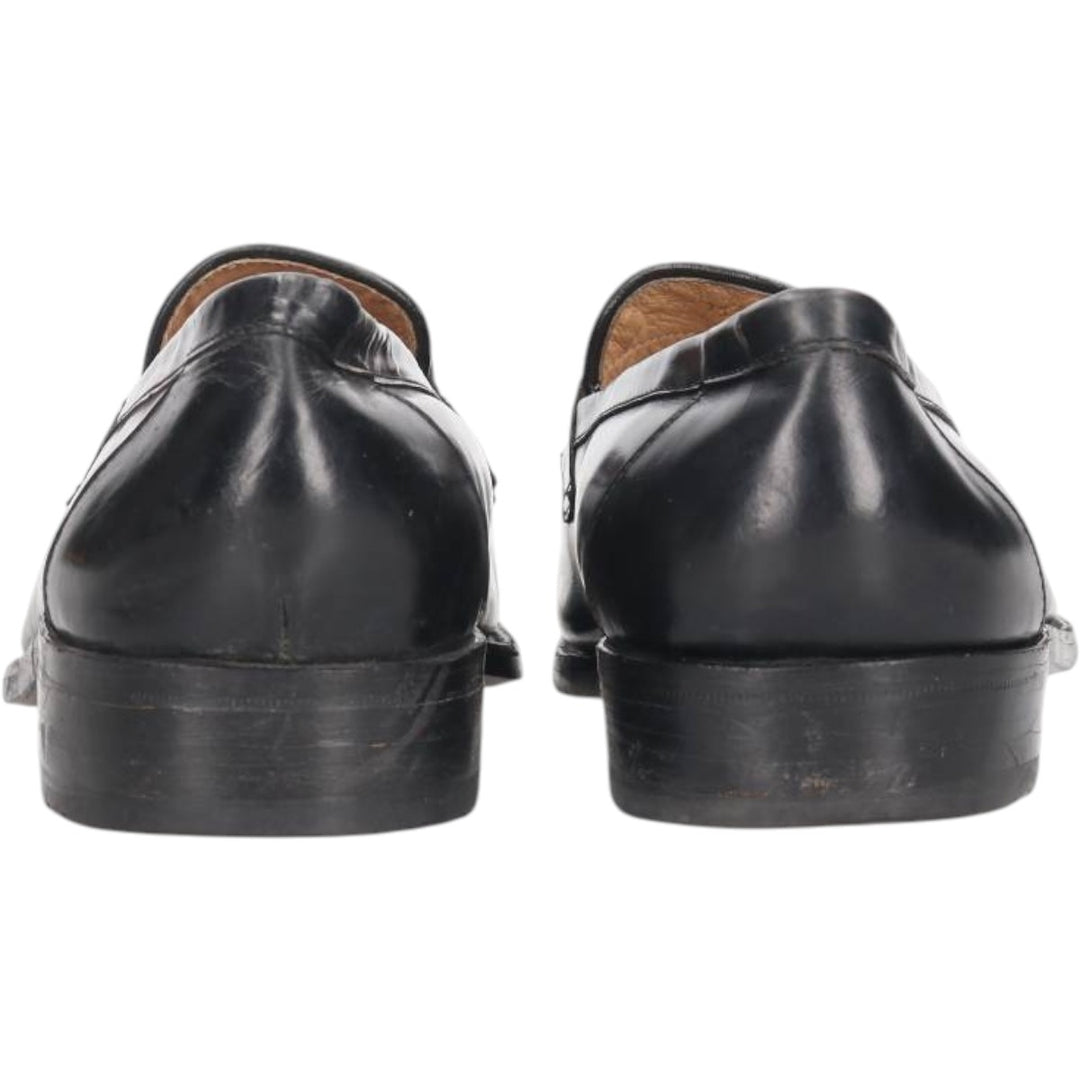 Samuel Windsor penny loafers 10 Men's 28.5cm unclear black type Vintage Second Hand