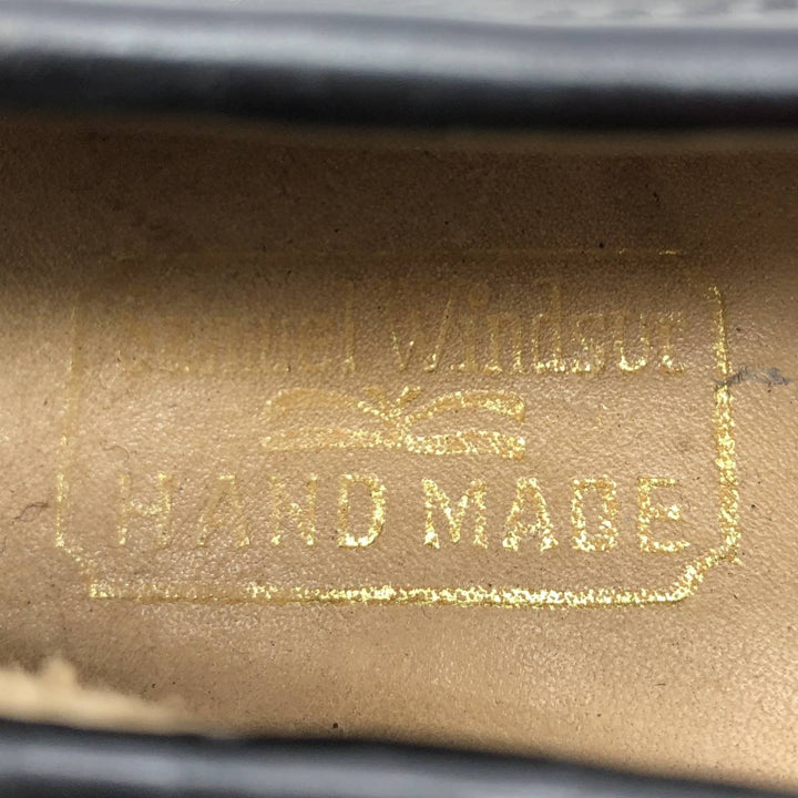 Samuel Windsor penny loafers 10 Men's 28.5cm unclear black type Vintage Second Hand