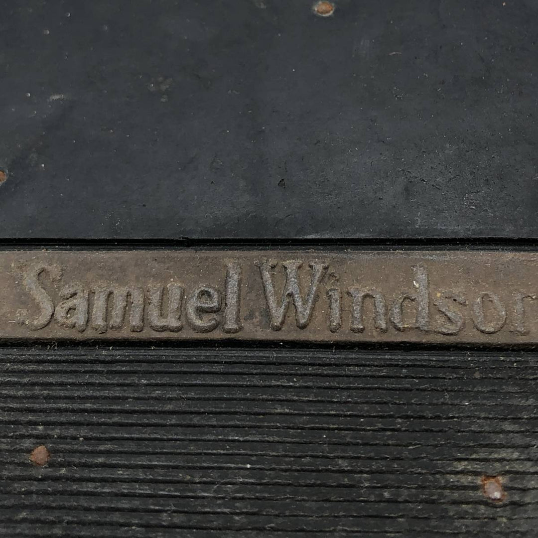 Samuel Windsor penny loafers 10 Men's 28.5cm unclear black type Vintage Second Hand