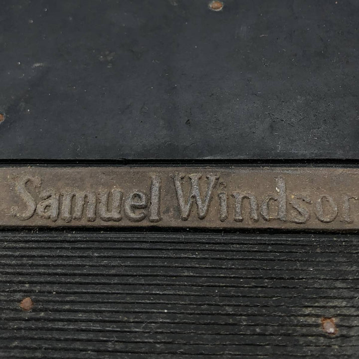 Samuel Windsor penny loafers 10 Men's 28.5cm unclear black type Vintage Second Hand