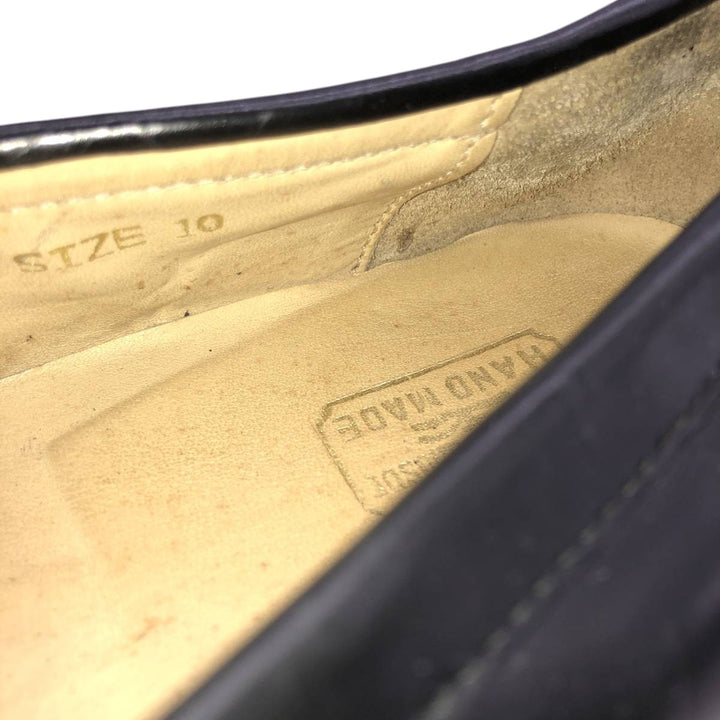 Samuel Windsor penny loafers 10 Men's 28.5cm unclear black type Vintage Second Hand