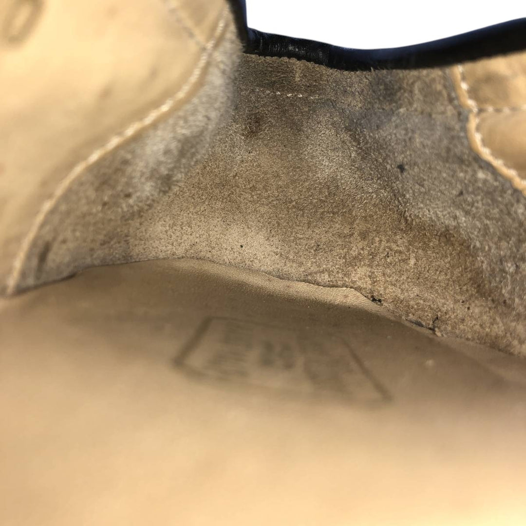 Samuel Windsor penny loafers 10 Men's 28.5cm unclear black type Vintage Second Hand