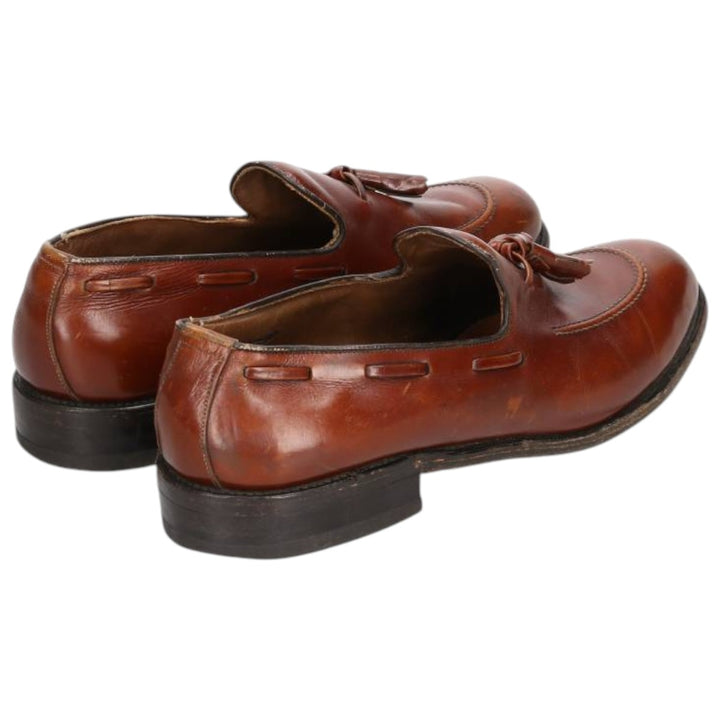 Allen Edmonds SARATOGA Tassel Loafers, Made in USA, Size 9C Men's 27.0cm genuine leather burgundy type Vintage Second Hand