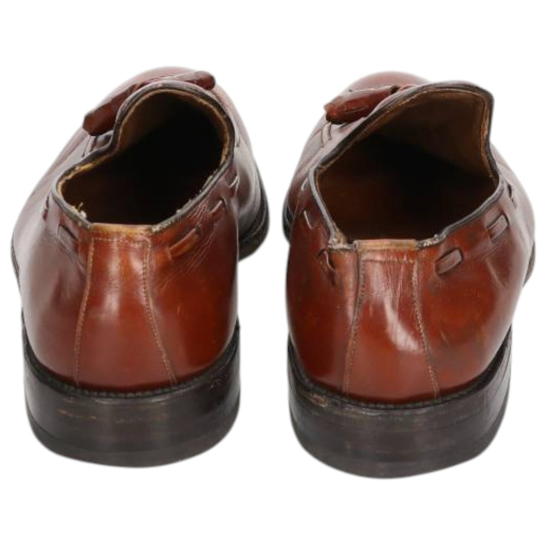 Allen Edmonds SARATOGA Tassel Loafers, Made in USA, Size 9C Men's 27.0cm genuine leather burgundy type Vintage Second Hand