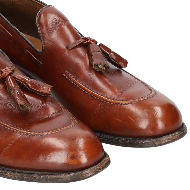 Allen Edmonds SARATOGA Tassel Loafers, Made in USA, Size 9C Men's 27.0cm genuine leather burgundy type Vintage Second Hand