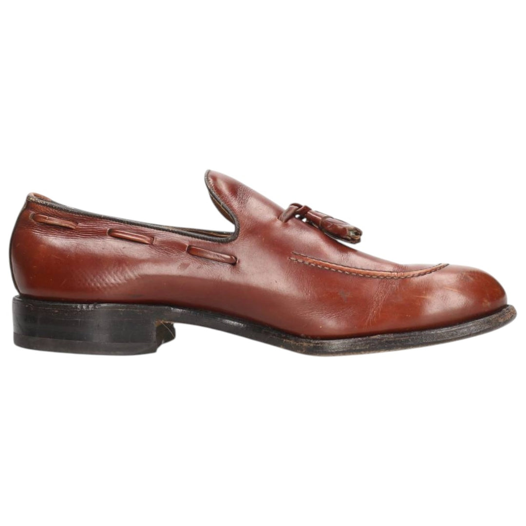Allen Edmonds SARATOGA Tassel Loafers, Made in USA, Size 9C Men's 27.0cm genuine leather burgundy type Vintage Second Hand
