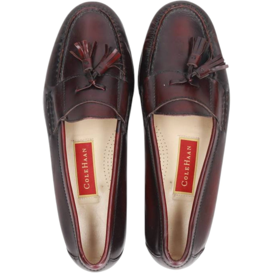 Cole Haan Tassel Loafers 9 1/2 Men's 27.5cm unclear burgundy type Vintage Second Hand