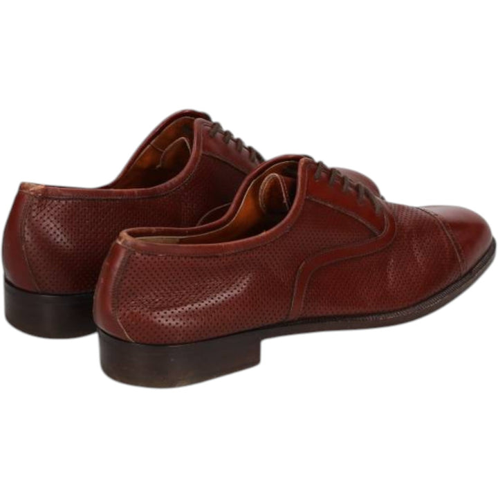 Salvatore Ferragamo straight-tip shoes, made in Italy, size 9D Men's 27.0cm unclear red type reddish brown Vintage Second Hand